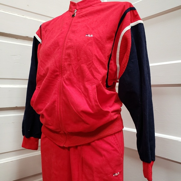 fila warm up suit